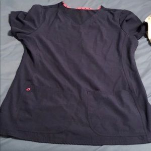 Medium HeartSoul Scrub Top- Navy